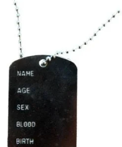 Sweidas Buy Costumes Army Costume Dog Tag