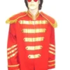 Disguises Stg. P 60's Pop Star Mens Hire Costume Red Mens Hire Costume