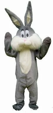 Disguises Bunny Grey Adult Mascot Hire Costume 3 Disguises Bunny Grey Adult Mascot Hire Costume