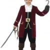 Smiffy's Kids Pirate Deluxe Captain Boys Costume 1 Smiffy's Kids Pirate Deluxe Captain Boys Costume