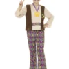 Smiffy's Hippie Boy 60s 70s Retro Fancy Dress Disco Costume