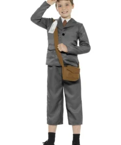 Smiffy's School Boy Historical Victorian Costume Uniform Book Week Dress Up Kids