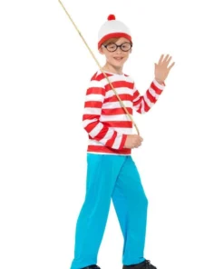 Smiffy's Where's Wally Boys Book Week Fancy Dress Costume