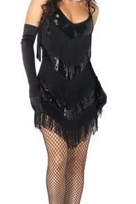 Disguises Roxie Flapper Women's Hire Costume 1920's Fancy Dress Womens