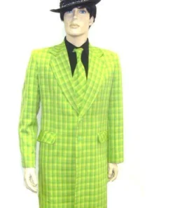Disguises Gangster Zoot Suit Green Men's 1920's Hire Costume Mens
