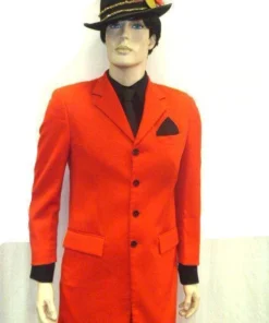 Disguises Mens Gangster Zoot Suit Red Men's 1920's Hire Costume