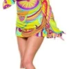 Disguises Wild Child Go Go Girl Plus Womens 1960s Hire Costume