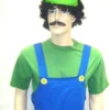 Disguises Luigi Mens Hire Costume Super Plumber Bros. Fancy Dress