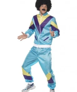 Smiffy's Eighties 1980's Tracksuit Men's Costume
