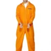 Smiffy's Prisoner Escaped Orange Jumpsuit Adult Costume