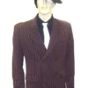 Disguises Mens Gangster Brown Pin Stripe Men's 20's Hire Costume 2 Disguises Mens Gangster Brown Pin Stripe Men's 20's Hire Costume