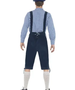 Smiffy's Rutger Oktoberfest Bavarian Lederhosen Costume Mens