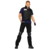 Leg Avenue Police SWAT Commander Mens Adult Costume Police Vest FBI Jacket
