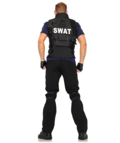 Leg Avenue Police SWAT Commander Mens Adult Costume Police Vest FBI Jacket