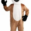 Disguises Mens Reindeer Rudolf Adult Mascot Hire Costume