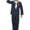 Smiffy's Sailor Vintage Naval Seaman Uniform Costume
