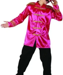 Interalia Rock-star Pink Jacket Costume 60s 70s Fancy Dress Outfit Buy Costumes
