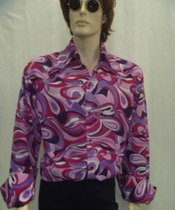Disguises Shirts 60s And 70s Mens Hire Costumes