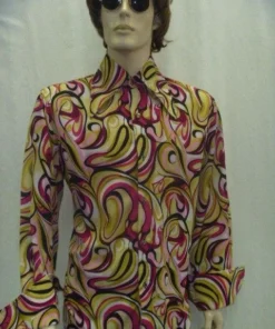 Disguises Shirts 60s And 70s Mens Hire Costumes