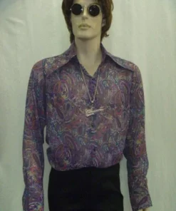 Disguises Shirts 60s And 70s Mens Hire Costumes