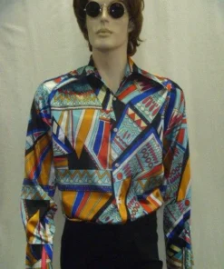 Disguises Shirts 60s And 70s Mens Hire Costumes