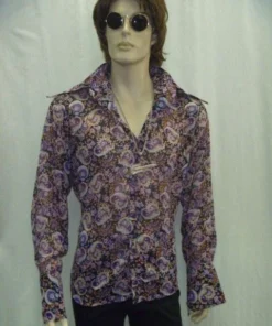 Disguises Shirts 60s And 70s Mens Hire Costumes