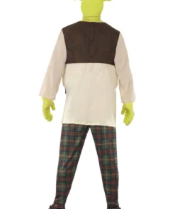 Smiffy's Shrek Adult Costume Fancy Dress Party Fairytale Ogre Outfit Mens