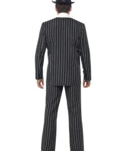 Smiffy's Mens Gangster Boss Vintage Costume Suit