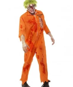 Smiffy's Zombie Death Row Inmate Men's Halloween Costume For Sale Buy Costumes