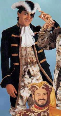 Disguises Darcy Mr Men's Hire Costume Mens 3 Disguises Darcy Mr Men's Hire Costume Mens