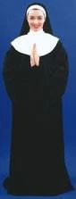 Disguises Nun Modern Womens Costume Hire