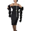 Smiffy's Flapper 1920's Longer Fringed Adult Costume Womens 2 Smiffy's Flapper 1920's Longer Fringed Adult Costume Womens