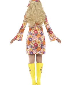 Smiffy's Hippie 60s Flower Womens Costume
