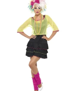 Smiffy's Womens Pop Star 80's Pop Tart Women's Costume