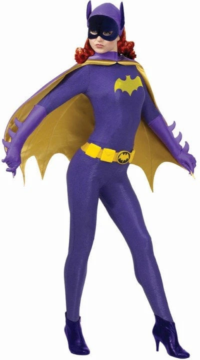 Rubie's Womens Batgirl Batman Classic TV Series Adult Hire Costume 1960's Fancy Dress 3 Rubie's Womens Batgirl Batman Classic TV Series Adult Hire Costume 1960's Fancy Dress