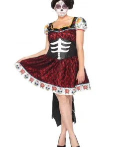 Leg Avenue Day Of The Dead Senorita Plus Size Womens Hire Costume