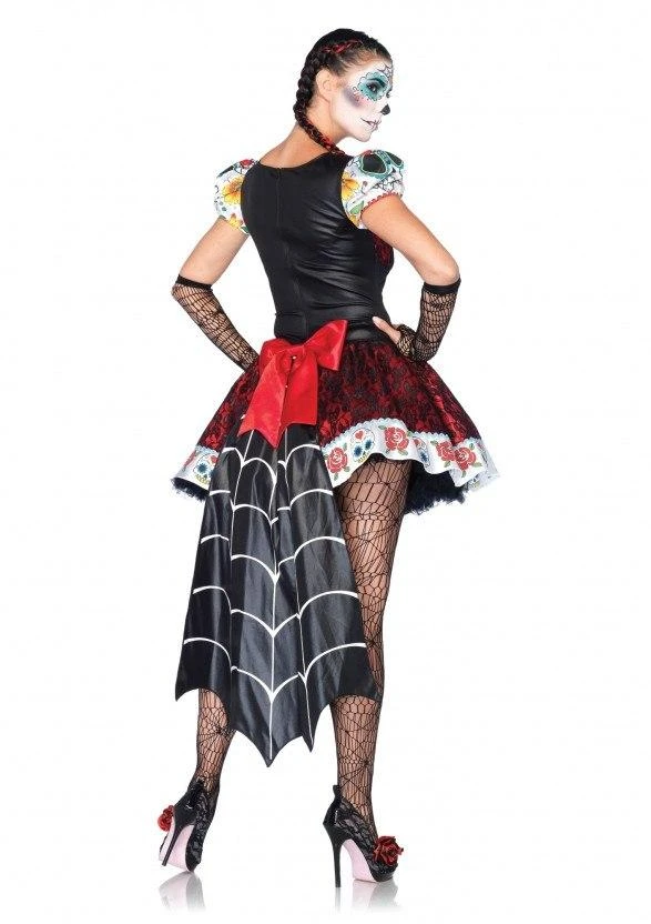 Leg Avenue Day Of The Dead Senorita Womens Hire Costume 4 Leg Avenue Day Of The Dead Senorita Womens Hire Costume