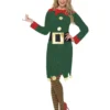 Smiffy's Cool Yule Elf Christmas Elf Women's Costume