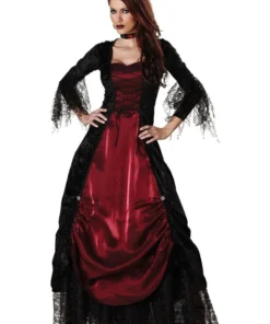 In Character Vampiress Gothic Adult Costume Hire Womens