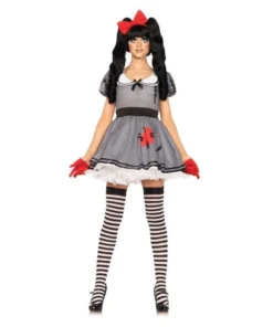 Leg Avenue Wind Me Up Dolly Halloween Adult Costume For Hire Womens