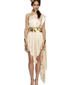 Smiffy's Toga Ladies Roman Greek Cleopatra Fancy Dress Costume Womens
