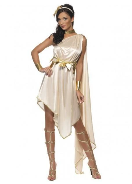Smiffy's Toga Ladies Roman Greek Cleopatra Fancy Dress Costume Womens 6 Smiffy's Toga Ladies Roman Greek Cleopatra Fancy Dress Costume Womens