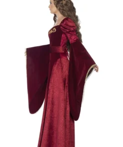 Smiffy's Queen Medieval Women's Deluxe Costume Renaissance Fancy Dress