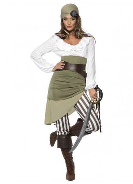 Smiffy's Shipmate Sweetie Pirate Wench Adult Costume 3 Smiffy's Shipmate Sweetie Pirate Wench Adult Costume
