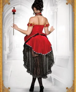 In Character Womens Queen Of Hearts Costume Confidential Adult Hire Costume