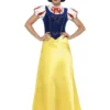 Smiffy's Snow White Fairy-tale Long Princess Fancy Dress Costume Womens