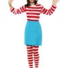 Smiffy's Womens Wenda Where's Wally Adult Costume Wheres Waldo Book Week Fancy Dress
