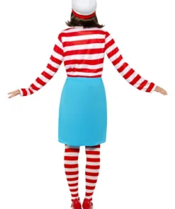 Smiffy's Womens Wenda Where's Wally Adult Costume Wheres Waldo Book Week Fancy Dress