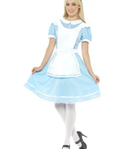 Smiffy's Alice Wonderland Princess Womens Costume Fancy Dress