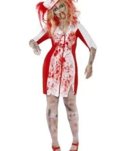 Smiffy's Womens Zombie Nurse Plus Size Adult Halloween Costume For Sale